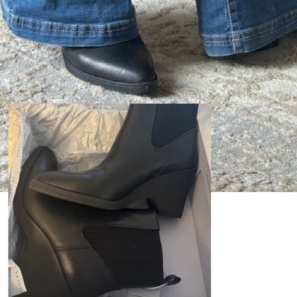 Brand new heeled/wedge Naturalizer booties